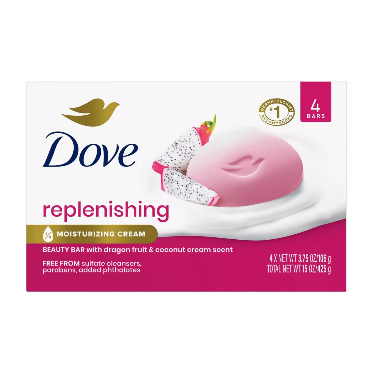 Replenishing Bar Soaps - Dragon Fruit & Coconut Cream