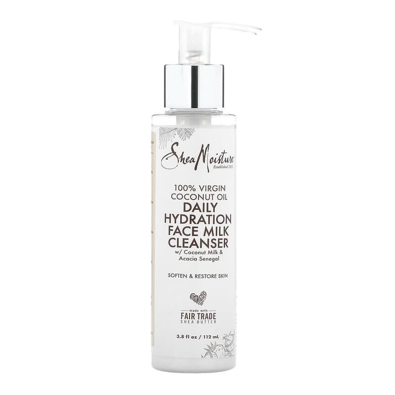 100% Virgin Coconut Oil, Daily Hydration Face Milk Cleanser