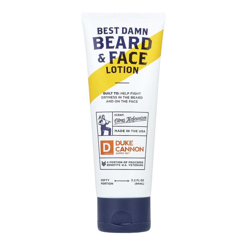 Best Damn Beard & Face Lotion, Citrus Hefeweizen