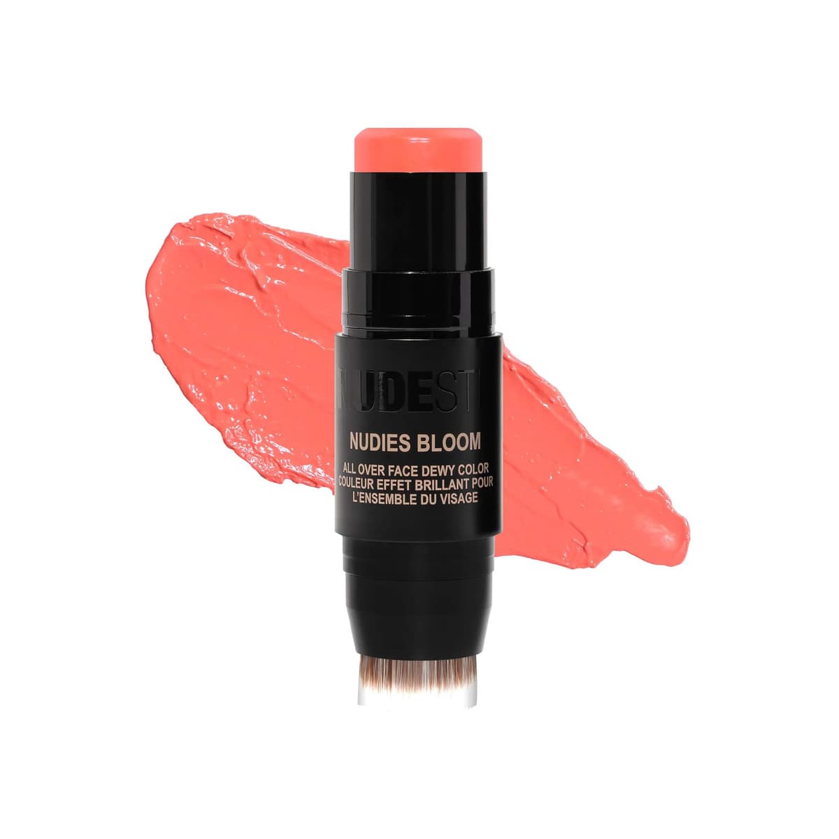 Nudies Bloom All Over Face Dewy Blush Colour, Tiger Lily Queen