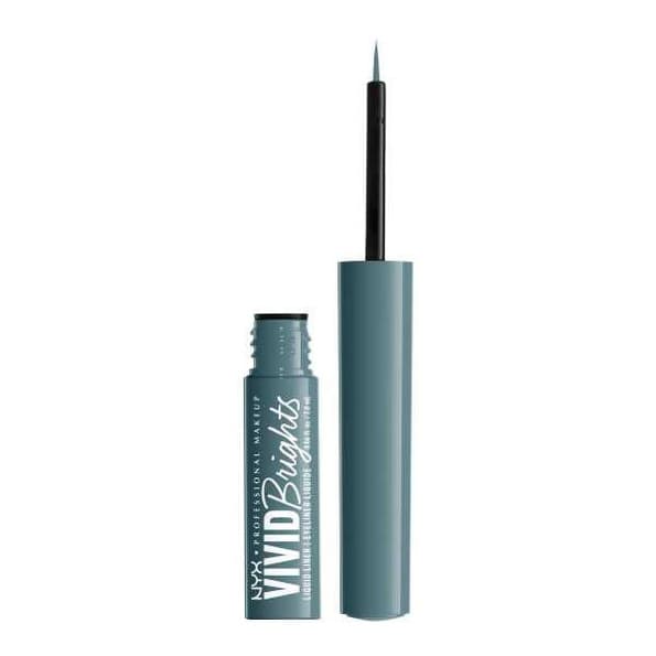 Vivid Brights Liquid Eyeliner, cyan simp