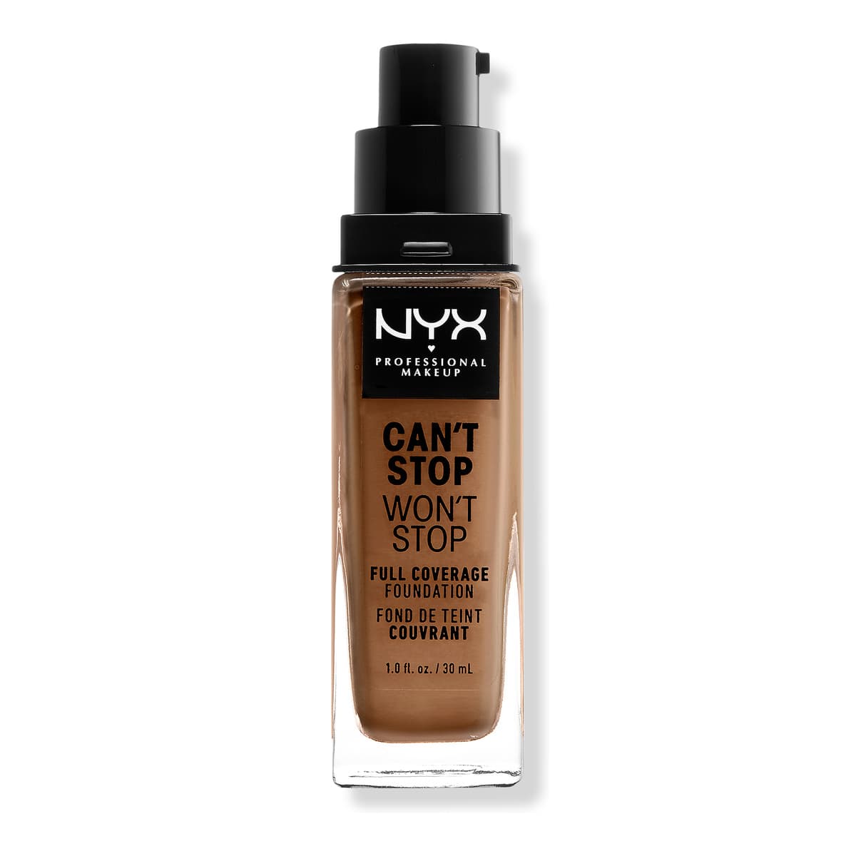 Can't Stop Won't Stop 24HR Full Coverage Matte Foundation, Mahogany