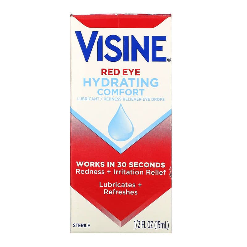 Red Eye Hydrating Comfort, Lubricant/Redness Reliever Eye Drops