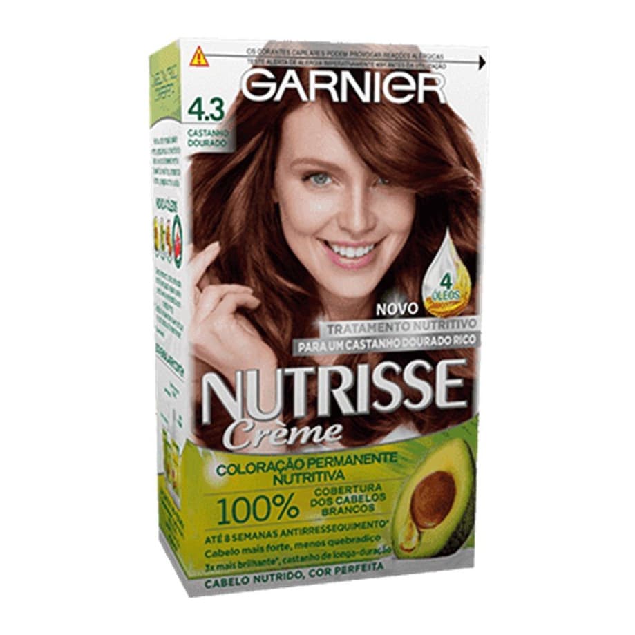 Nutrisse Crème Permanent Hair Dye 4.3 Dark Golden Brown