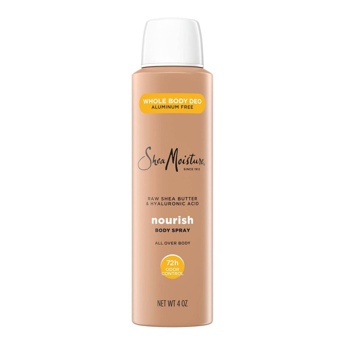 Whole Body Nourish Deodorant Spray, Aluminum Free - Raw Shea Butter & Hyaluronic Acid
