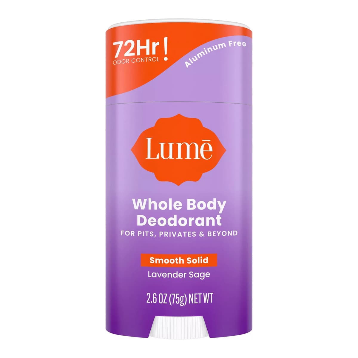 Whole Body Women's Deodorant - Smooth Solid Stick - Aluminum Free - Lavender Sage Scent