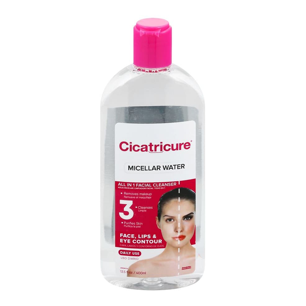 Micellar Water, All in 1 Cleanser for Face, Lips and Eye Contour