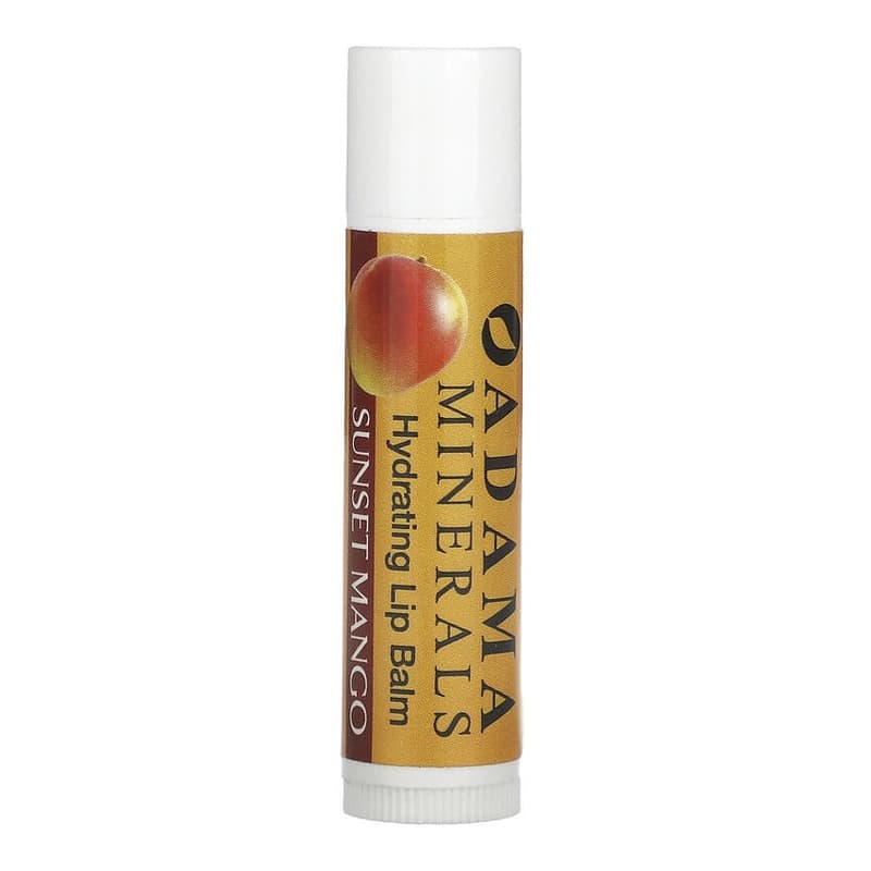 Adama Minerals, Hydrating Lip Balm, Sunset Mango
