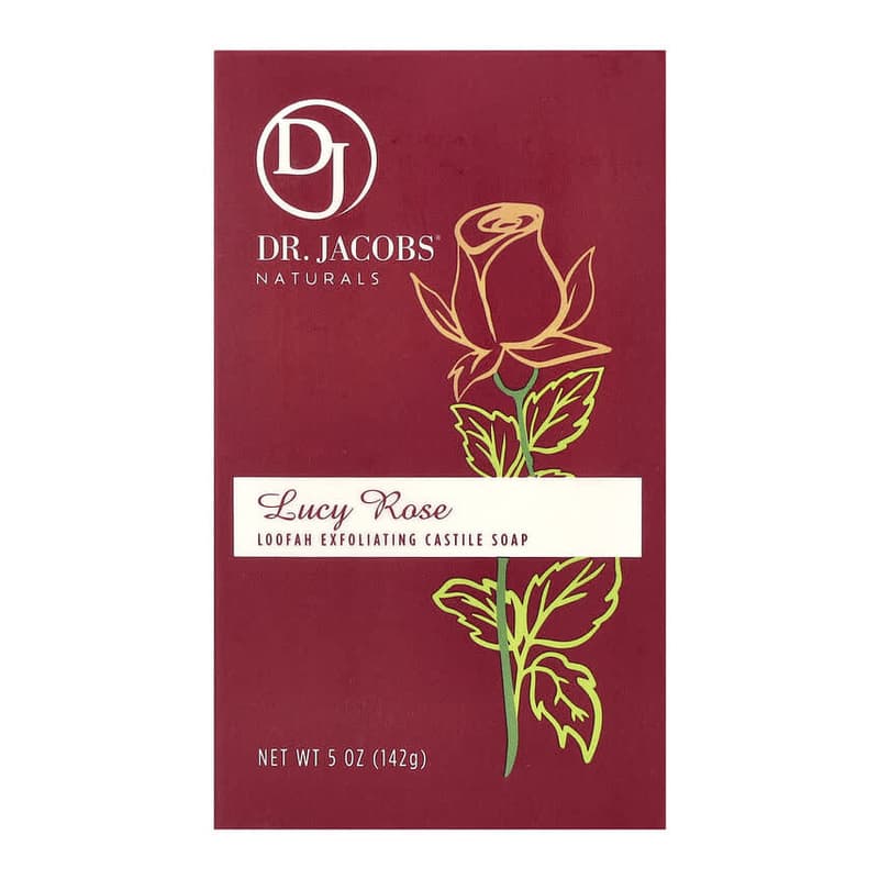 Loofah Exfoliating Castile Bar Soap, Lucy Rose