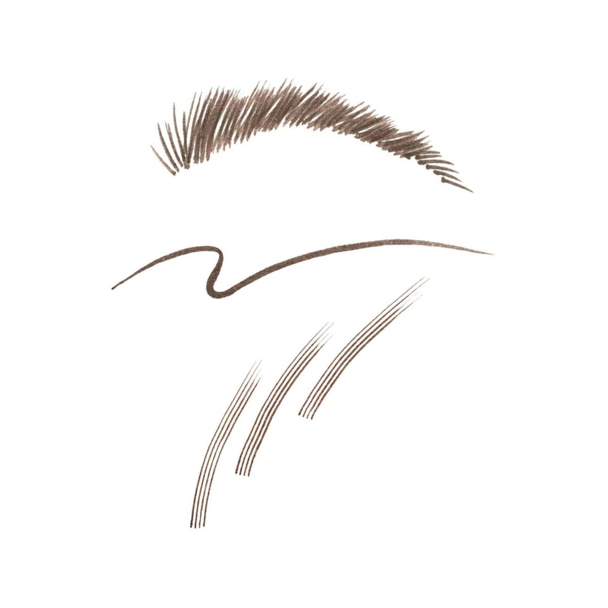 Stay All Day Waterproof Balayage Brow Pencil, Dark