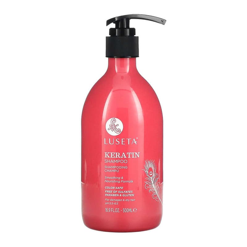 Keratin Shampoo, For Damaged & Dry Hair