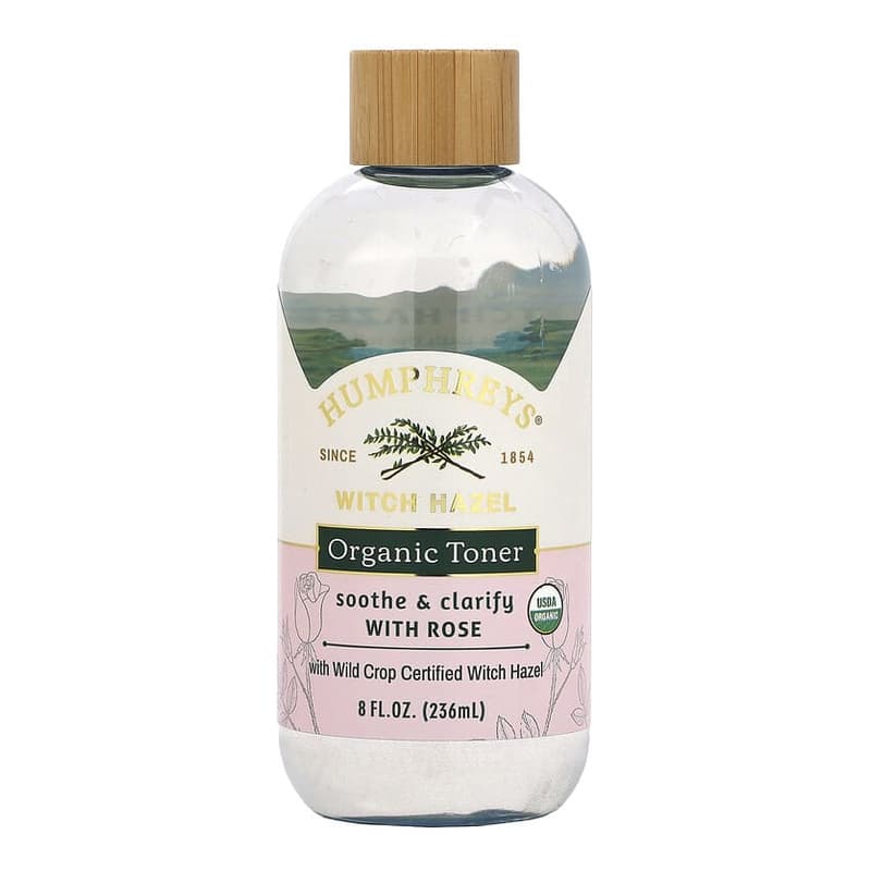 Witch Hazel, Organic Toner with Rose, Soothe & Clarify