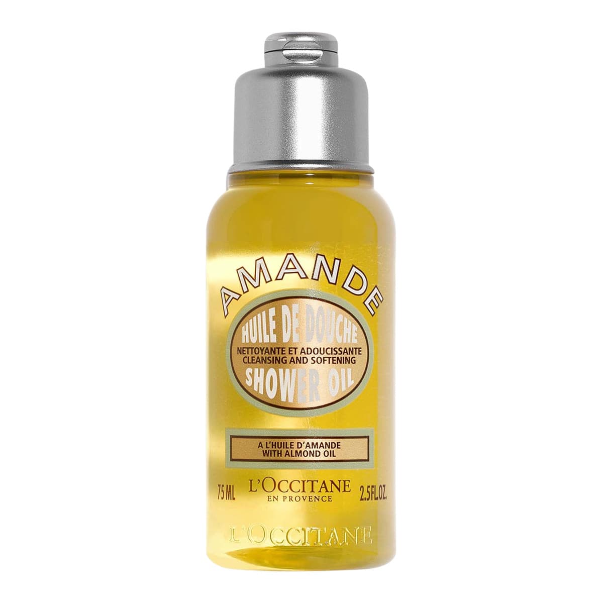 Cleansing And Softening Shower Oil With Almond Oil Mini
