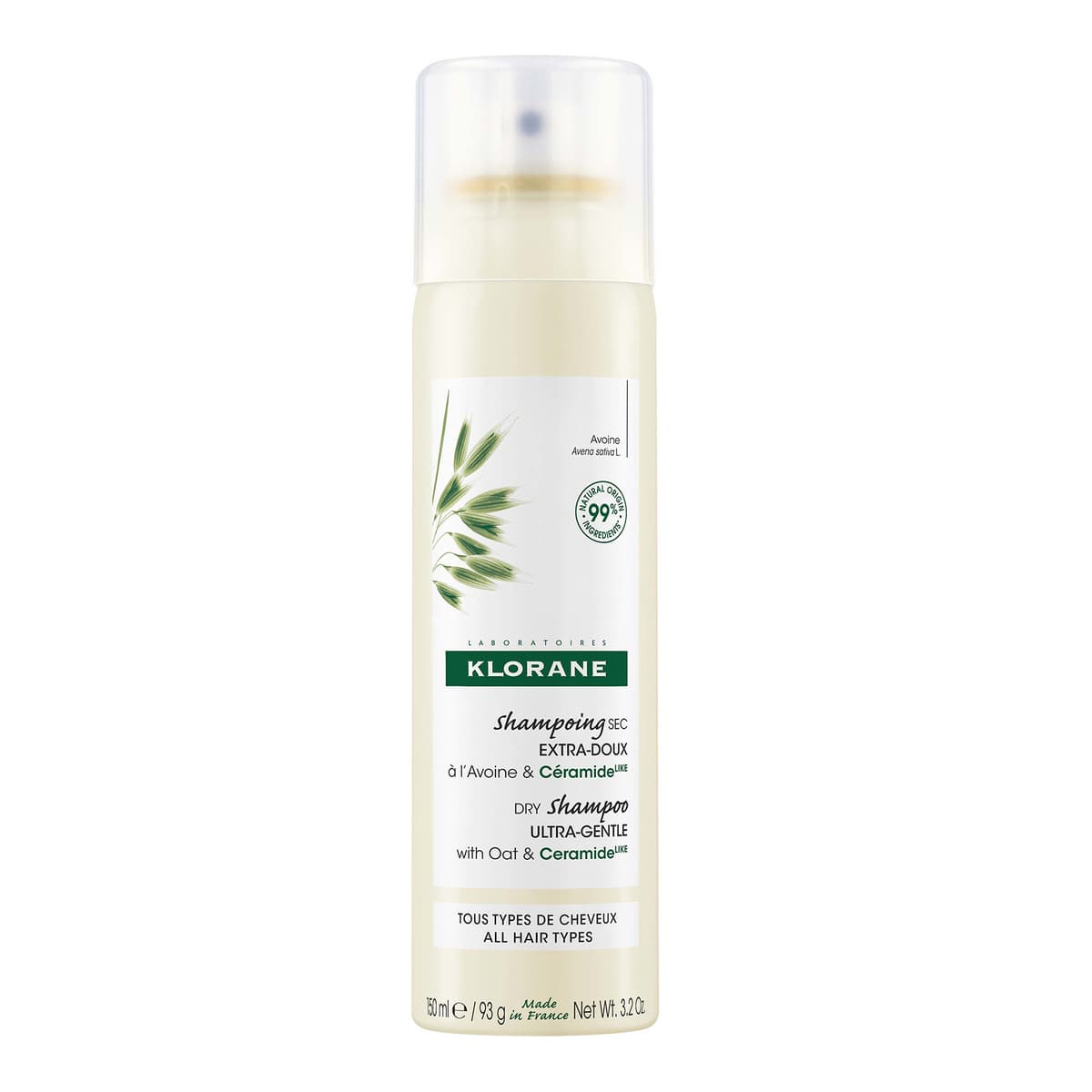 Extra-Gentle Dry Shampoo for All Hair Types with Oat and Ceramide LIKE