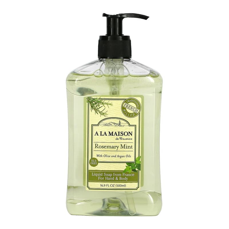 Liquid Soap For Hand & Body, Rosemary Mint