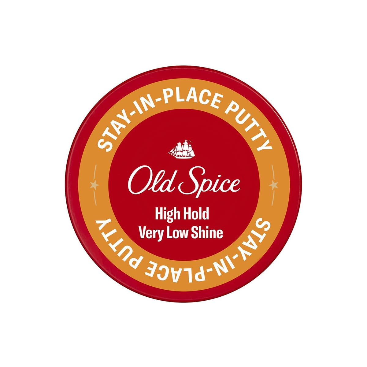 Stay-In-Place Hair Styling Putty for Men, High Hold with Very Low Shine Coconut & tropical wood notes