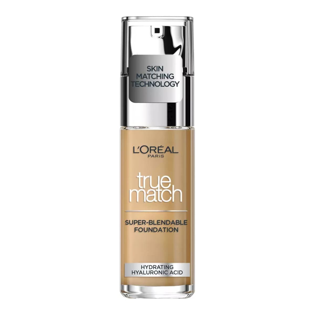 L'Oréal Paris True Match Liquid Foundation with Hyaluronic Acid and SPF, 6N