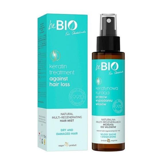 beBIO Keratin - Regenerating mist - dry & damaged hair