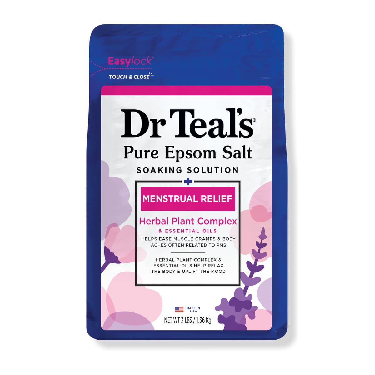 Pure Epsom Salt Soaking Solution, Menstrual Relief