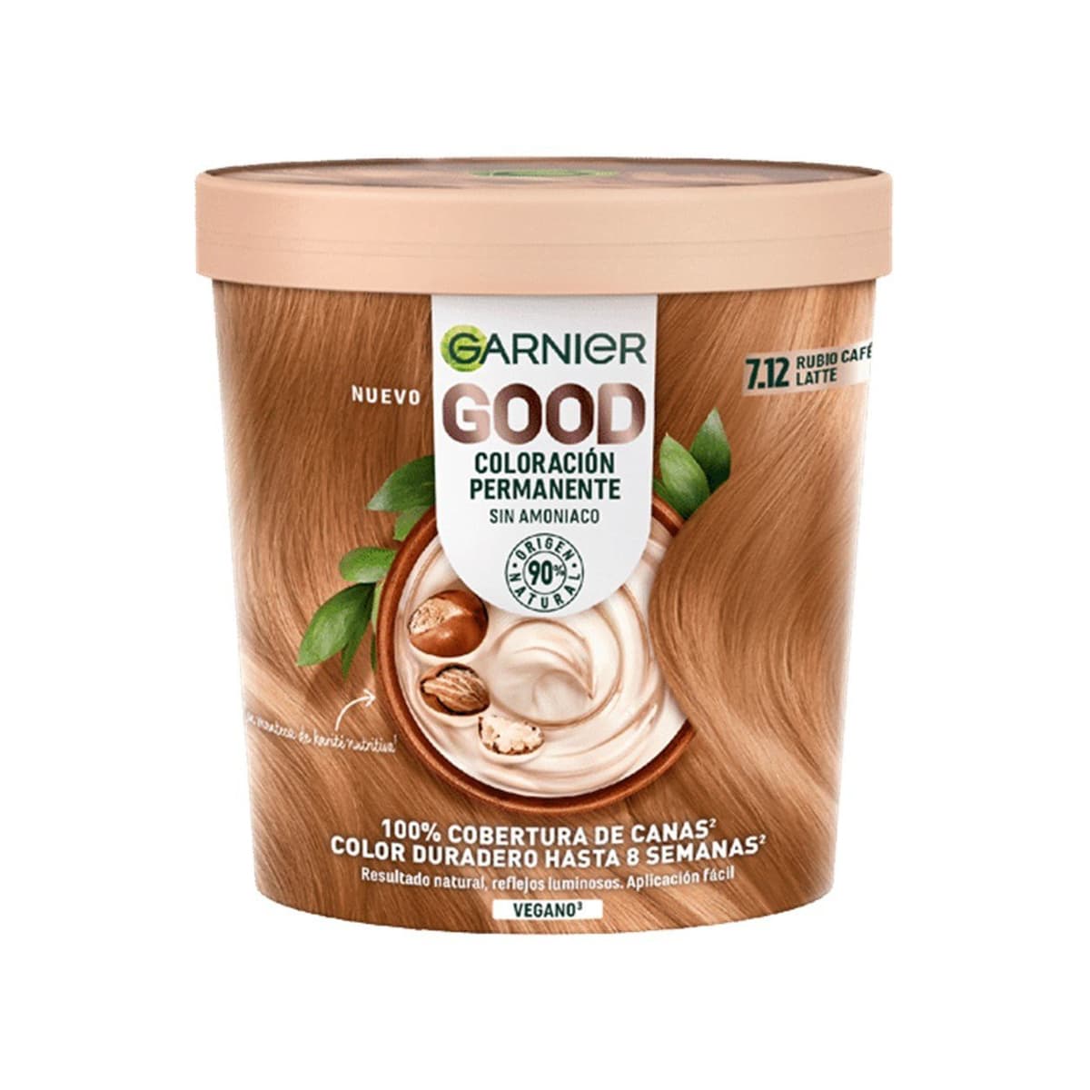 Good Permanent Hair Dye 7.12 Sweet Latte