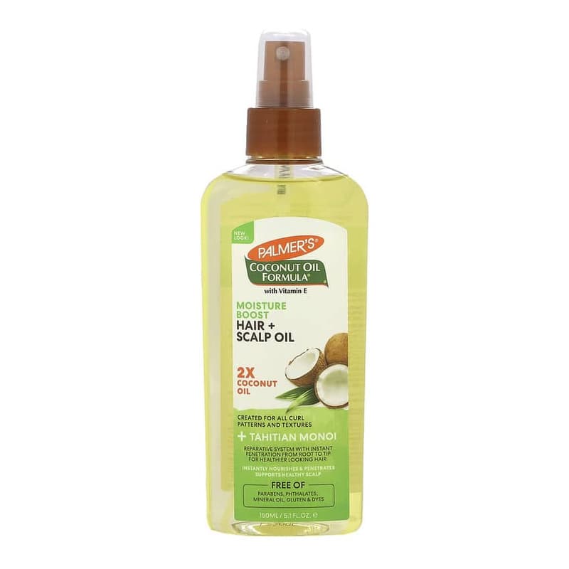 Coconut Oil Formula With Vitamin E, Moisture Boost, Hair + Scalp Oil