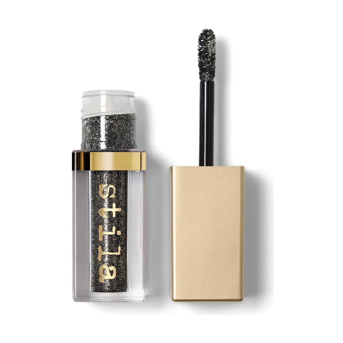 Glitter Glow Liquid Eye Shadow, Molten Midnight