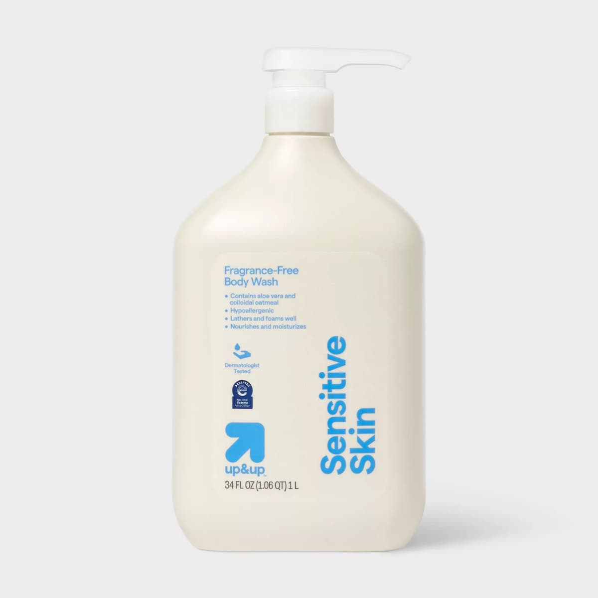 Sensitive Skin Body Wash - Eczema Seal - Fragrance Free - - up&up™