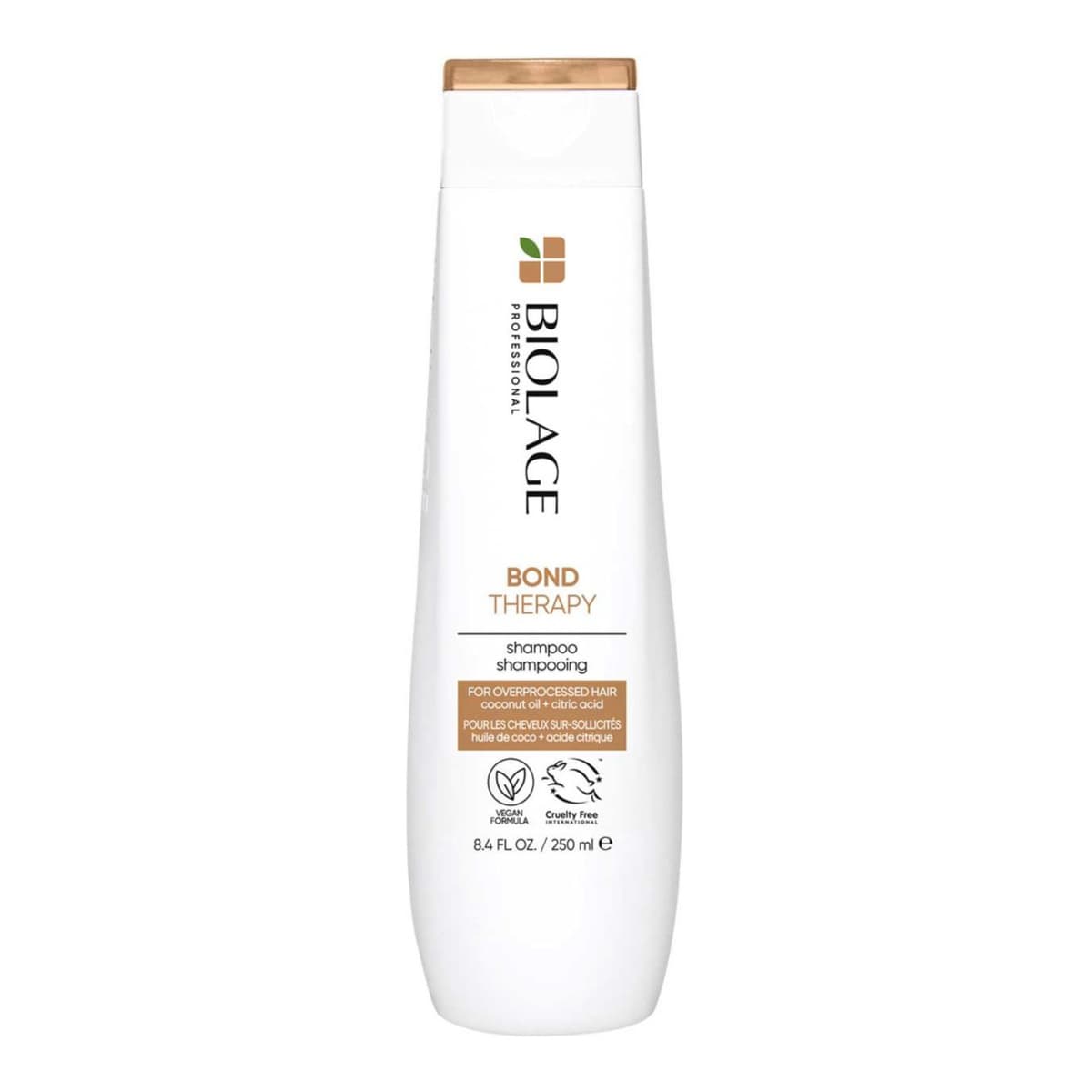 Professional Bond Therapy Vegan Cleansing Shampoo With Citric Acid & Coconut Oil For Damaged Hair