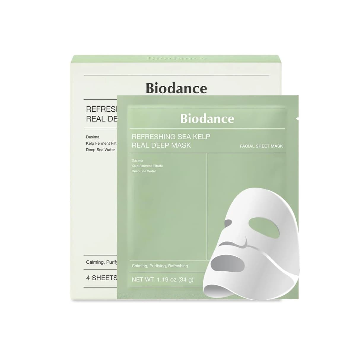 Refreshing Sea Kelp Real Deep Mask, #1 Piece