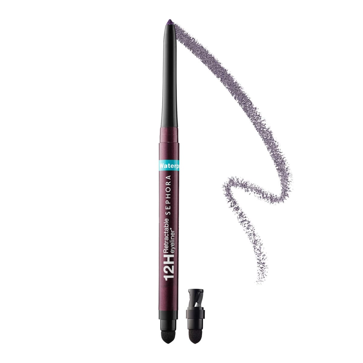 Waterproof 12HR Retractable Eyeliner Pencil, #21 Shimmer Plum