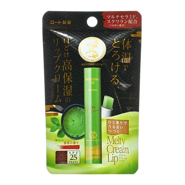 Melty Cream Lip Balm SPF 25 PA+++, Matcha Green Tea