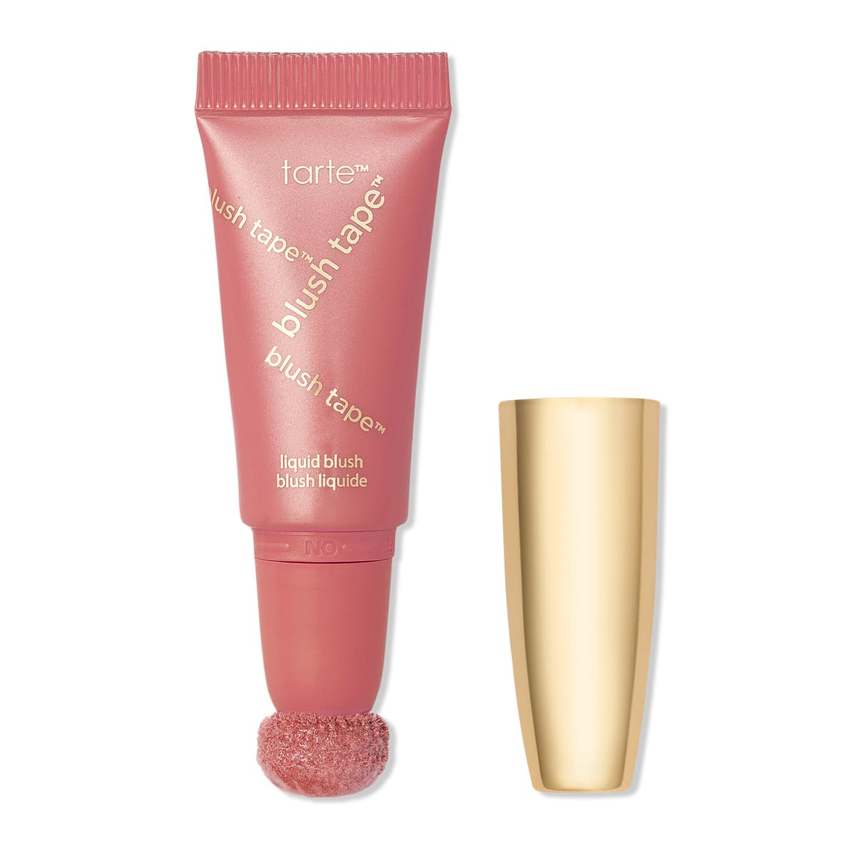 Travel-Size Satin Blush Tape Liquid Blush, Satin Buffed Rose