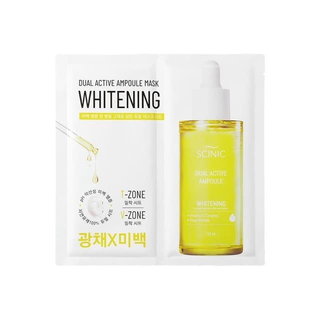Dual Active Ampoule Mask, Whitening