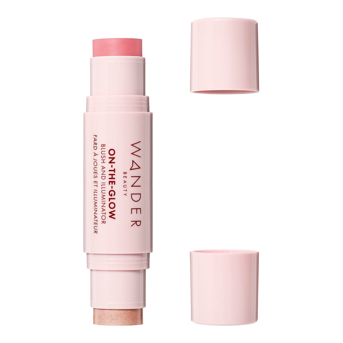 On-the-Glow Blush & Illuminator, Petal Pink/Nude
