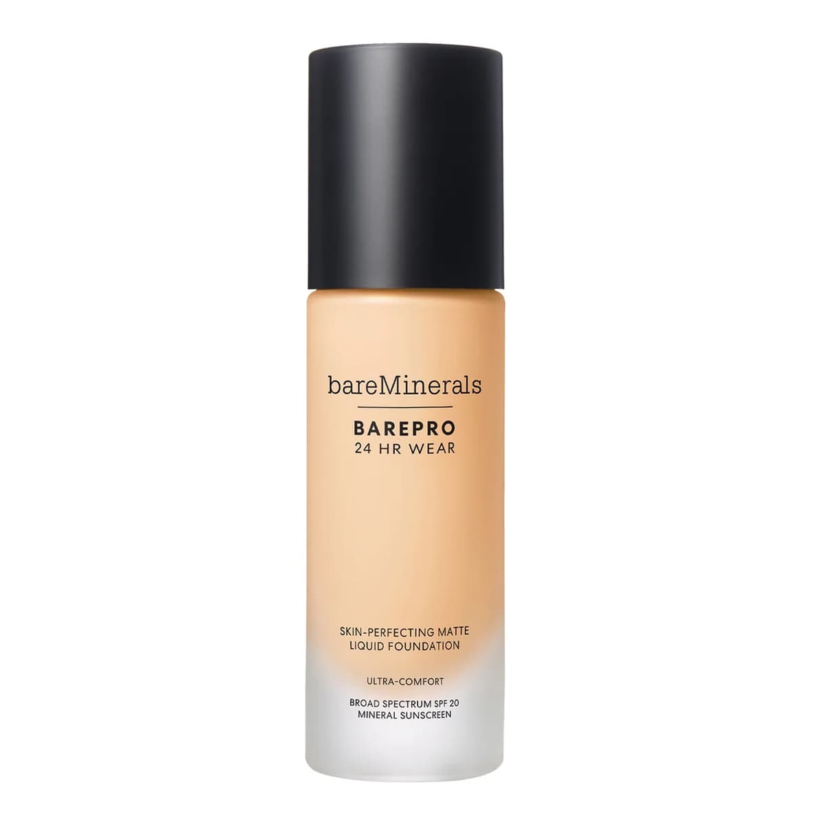 BAREPRO 24 Hour Matte Liquid Foundation Mineral SPF 20, Fair 15 Warm