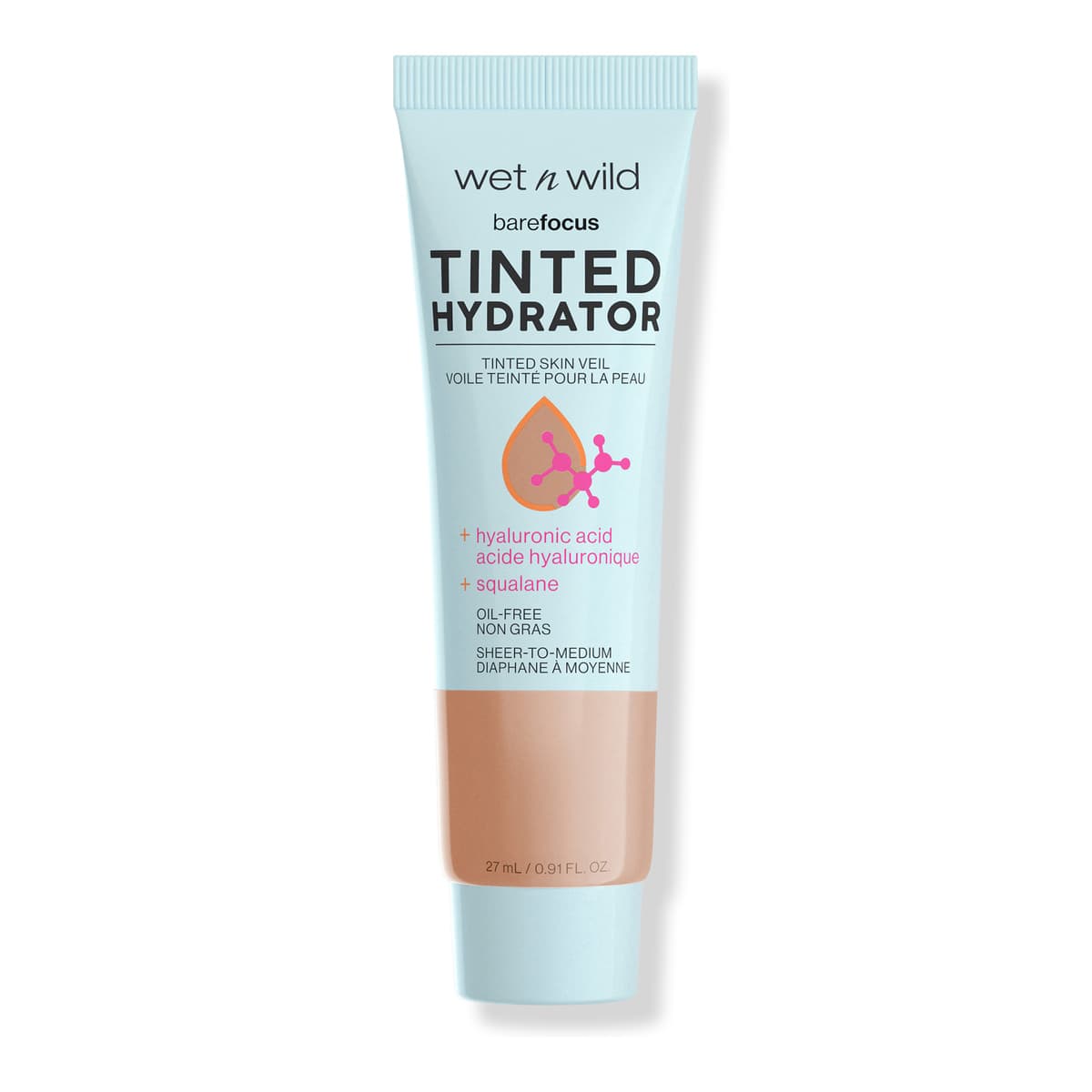 Bare Focus Tinted Hydrator Tinted Skin Veil, Tan Medium Deep