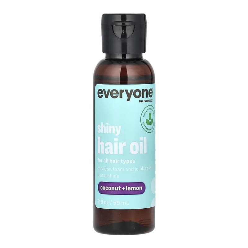 Shiny Hair Oil, Coconut + Lemon