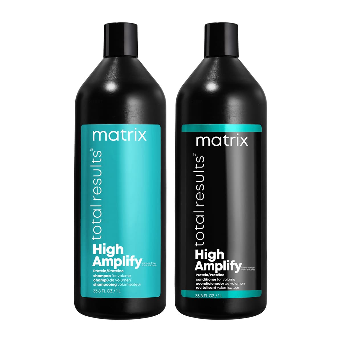 Total Results Volumising High Amplify Shampoo and Conditioner Duo for Fine and Flat Hair