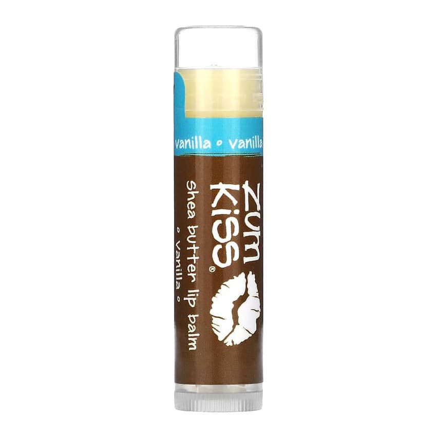 Kiss, Shea Butter Lip Balm, Vanilla