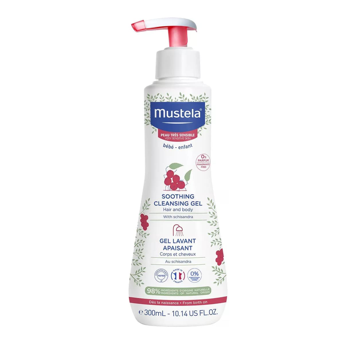 Sensitive Moisturizing Soothing Baby Cleansing Gel - Unscented