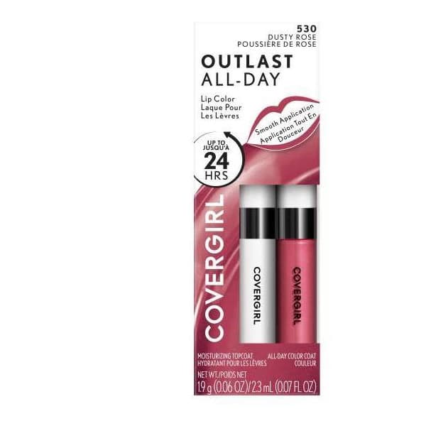 Outlast All-Day Lip Color with Topcoat, dusty rose