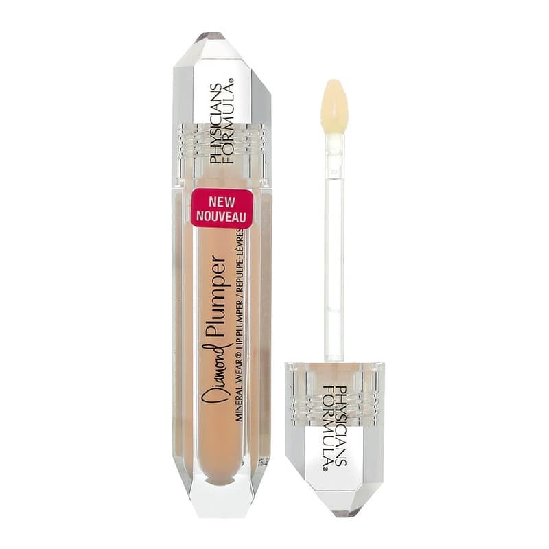 Diamond Plumper, Mineral Wear Lip Plumper, Light Pink Princess Cut