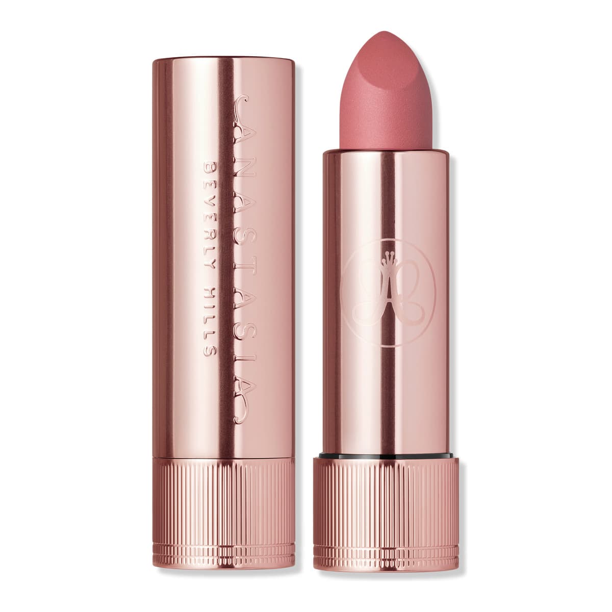 Long-Wearing Matte & Satin Velvet Lipstick, Hush Rose