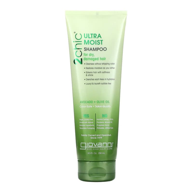 2chic, Ultra-Moist Shampoo, For Dry, Damaged Hair, Avocado + Olive Oil