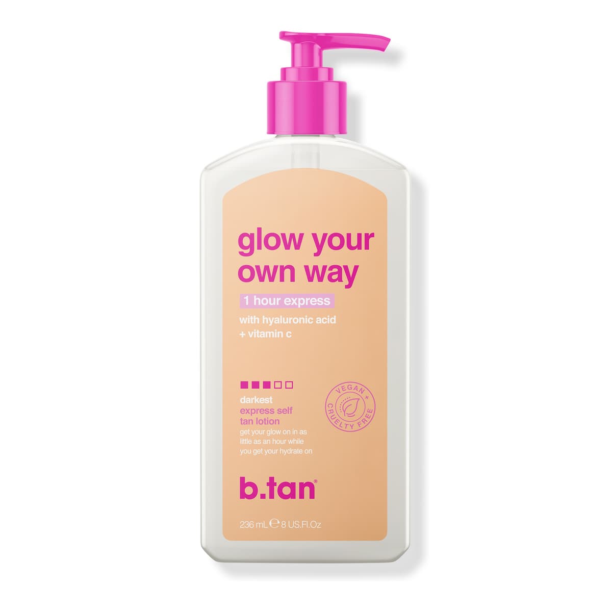 Glow Your Own Way 1 Hour Express Self Tan Lotion