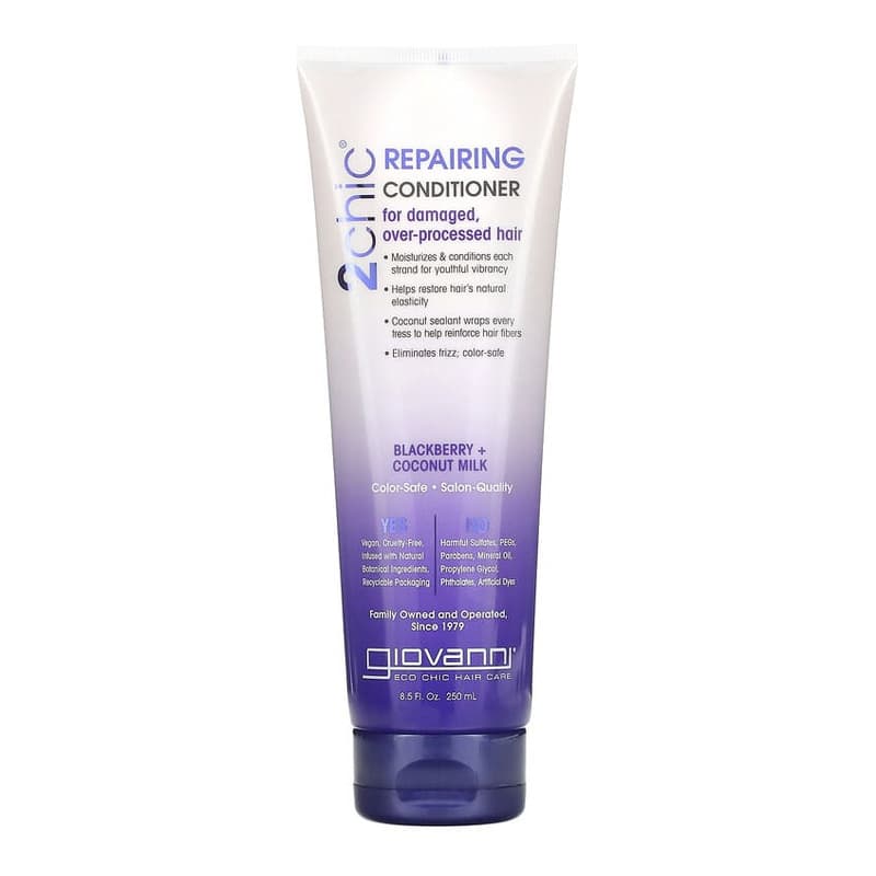 2chic, Repairing Conditioner, For Damaged, Over-Processed Hair, Blackberry + Coconut Milk