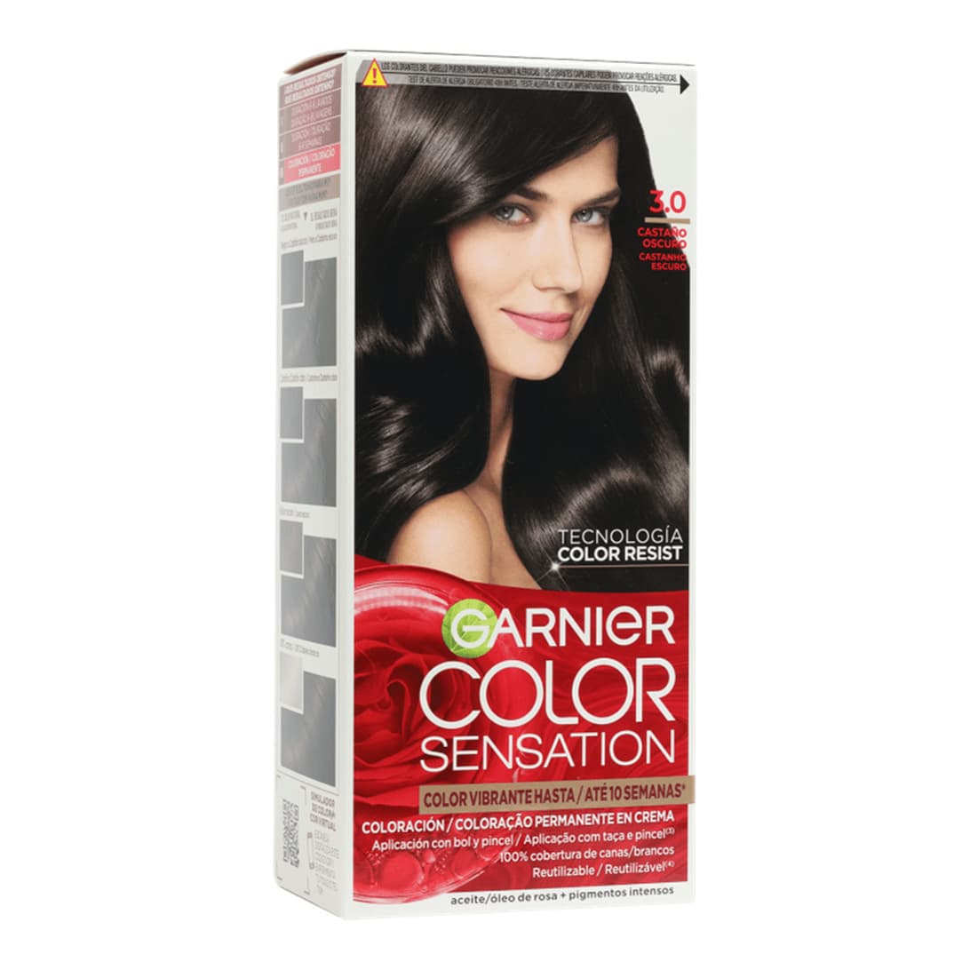 Color Sensation Permanent Hair Dye 3.0 Dark Brown