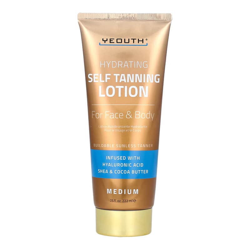 Self Tanning Lotion, For Face & Body, Medium