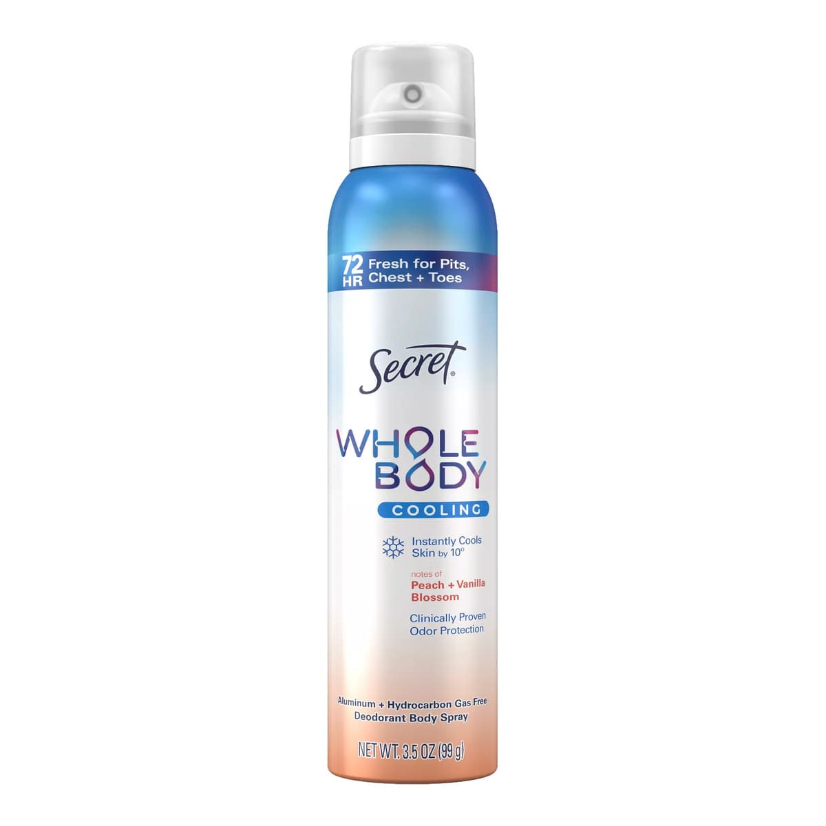 Whole Body Aluminum Free Deodorant Spray - Peach & Vanilla
