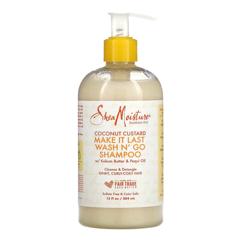 Make It Last Wash N' Go Shampoo, Coconut Custard, With Kokum Butter & Pequi Oil